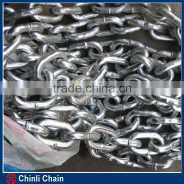 Q235 Iron Material Medium Link Chain, Ordinary Mild Steel Link Chain,Normal Welded Point Chain photo-3