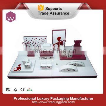 Mdf Wooden Tree Jewelry Display Stands For Set Jewellery Model With Logo