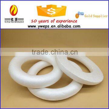 decoration white foam half ring/white half polystyrene ring