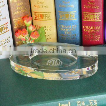 Hand-blown Baccarat Abysse Crystal Ashtray photo-5