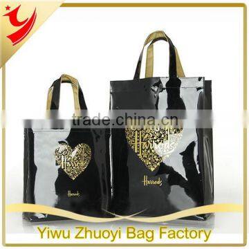 Black pvc beach bag,pvc shopping bag ,waterproof dalmatians tote bags