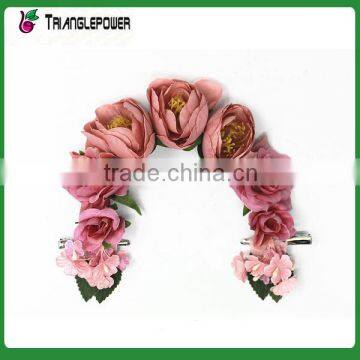 2016 hot sale graceful flower hair bun hair clip