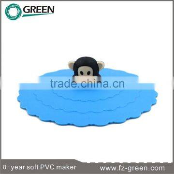 flexible 100% non-toxic silicone cup lid