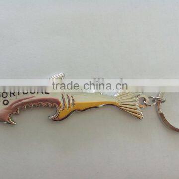 Promotion fish shape bottle opener/metal opener/wine opener