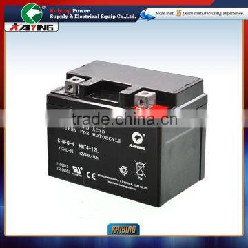 12V4AH Free Maintenance Type Battery Motorcycle Battery YTX4A-BS