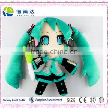 Hatsune Miku cartoon character plush toy 12inch