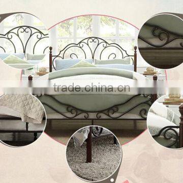 Iron Bed Parts Antique Iron Unfolding Bed Wrought Iron Bunk Bed photo-3