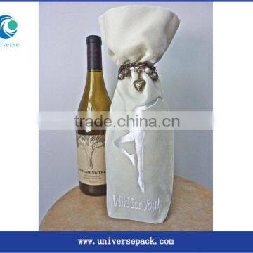 Packing Bags Wholesale Design Embroidered Wine Bag Velvet For Sale Goods