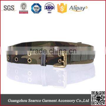 Printed cotton webbing belt