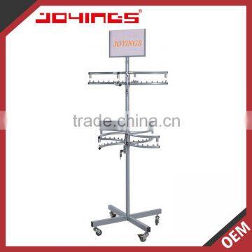 Rotating Display Rack with Locker