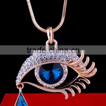 Rhinestone tear Necklace fashion jewelry