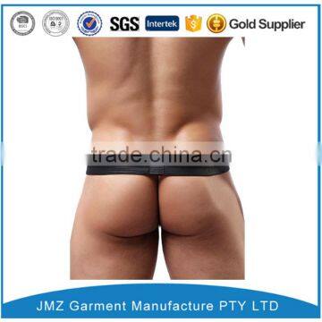Customized Mini String Sexy Men Underwear Leather photo-3