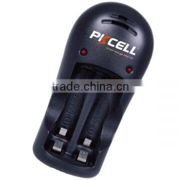 PKCELL Standard battery charger 8126 for AA AAA 9V rechargeable cell with 2 slot