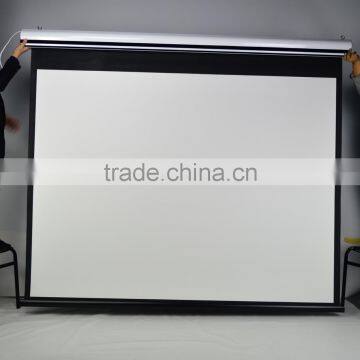 Native 1080 projector screen inch motorized projection curtain