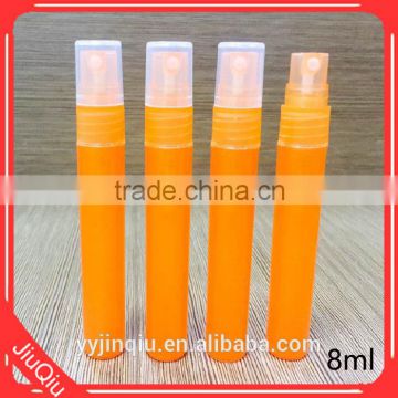 Plastic Metal Type and Screen Printing Surface Handling 8ml perfume atomizer