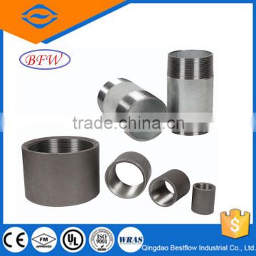 carbon steel female bsp thread pipe nipple