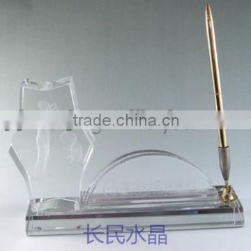 Promtional Globe Crystal Office Stationery for Business Gifts