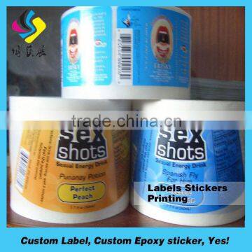 Colorful vinyl bumper high gloss pvc vinyl sticker paper roll