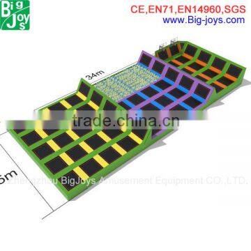 Popular Customized Trampoline Park Equipment Made in China