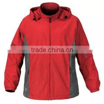 Waterproof soft shell jacket (softshell jacket) with hoodie