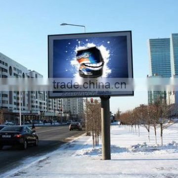 led backlit highway unipole