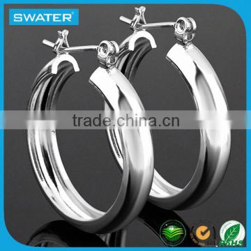 China Wholesale Sterling Silver Hoop Earrings