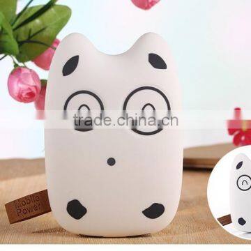 Lovely cartoon shaded power bank 4000mah/6000mah/8000mah