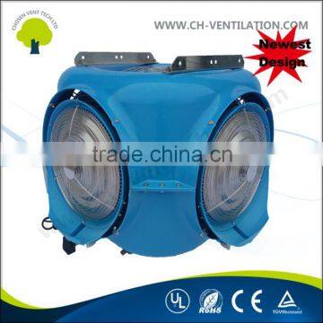 Colorful plastic fan wall mist fan for agriculture poultry house