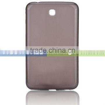 Transparent TPU Gel Soft Back Cover Case Skin for Samsung Tab3 P3200,Grey