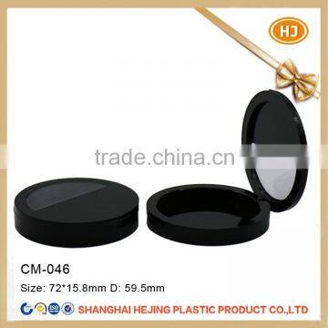 Magnetic pressed blusher case with window