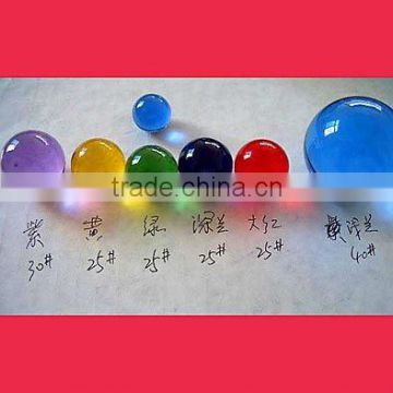 color crystal ball with laser paperweight for home decorations(R-0687