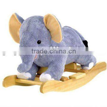 rocking horse grey elephant