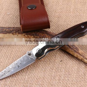 OEM customer made damascus blade hunting knife