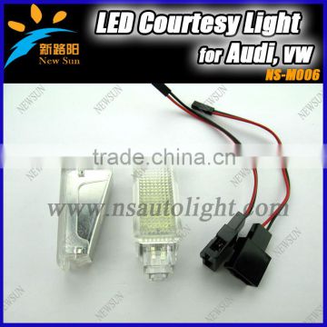 18SMD LED Luggage Footwell Under Door Courtesy Light No Error for Audi A2 A3 S3 A4 S4 RS4 A5 S5,Q5,Q7 auto led luggage light