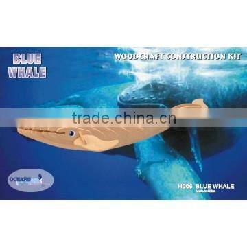 BLUE WHALE Wooden toys