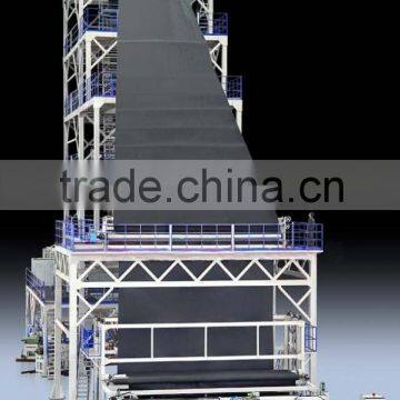 Plastic Machine: Three Layer Geomembrane Film Blowing Machine