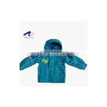 Blue colorful print cool jackets for boys