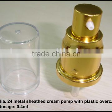 24/410 metal sheathed cream pumps