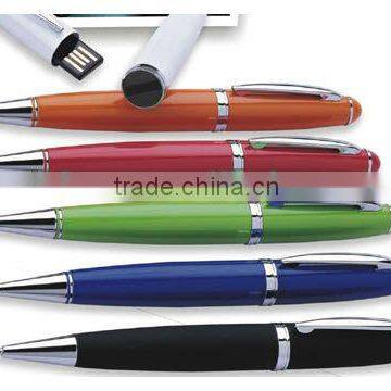 New!Business gift pen usb giveaway usb pen with promotional pen usb, Cystal Pen USB Drive with 3 in 1 function