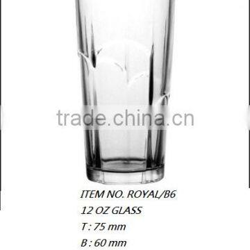 12 oz Glass tumbler