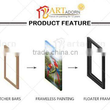 Home Decoration Print Beautiful White Flower Oil Painting photo-4