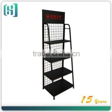 customized metal car care product rack display