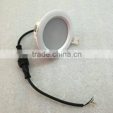 Energy saving 9w dc12v/24v wifi rgbw ip65 led ceiling downlight for home