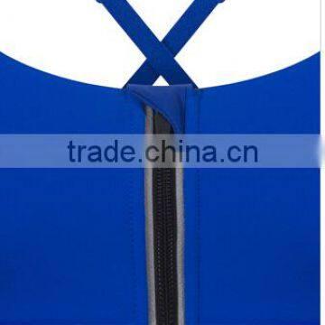 Trendy Design Women Sports Bra Front Zipper Support Yoga Top photo-4