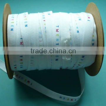 2012 printed cloth grosgrain ribbon for garments