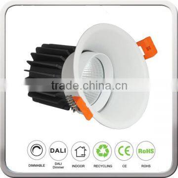 12W Die-cast aluminum downlight led 230v dimmable 18/36deg natural white 4000k LED downlight