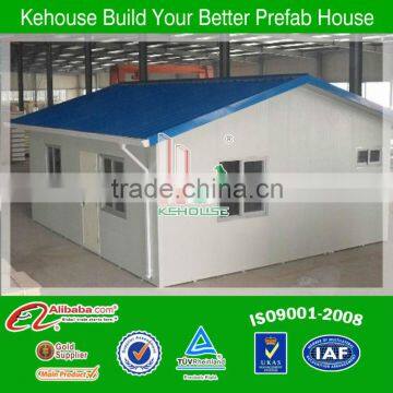 China one floor sloping top 43sqm modular sandwich panel house