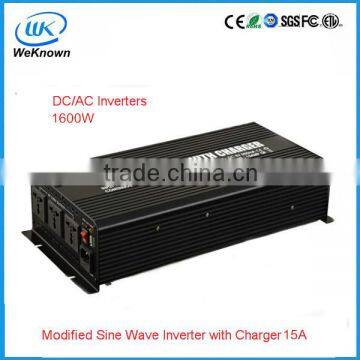 1600W Modified Sine Wave Inverter with Charger 15A