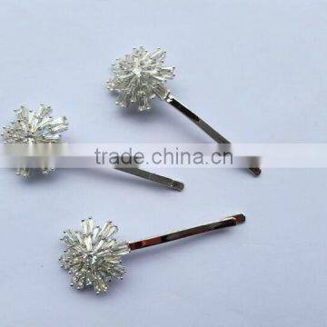 Hot Seller Platinum Plating Cubic Zirconia Bridal Hair Pins photo-2
