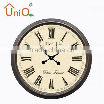 Beautiful classic metal art table alarm clock